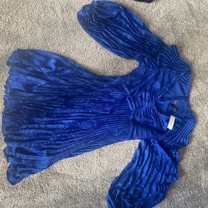 Banana republic blue flowy dress